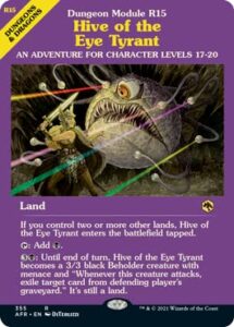 hive of the eye tyrant - foil - dungeon module