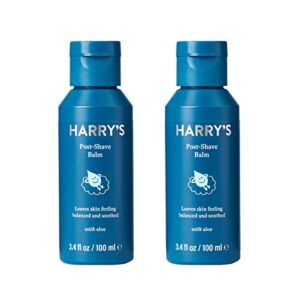 harry's post shave - post shave balm for men - 3.4 fl oz (pack of 2) (packaging may vary)