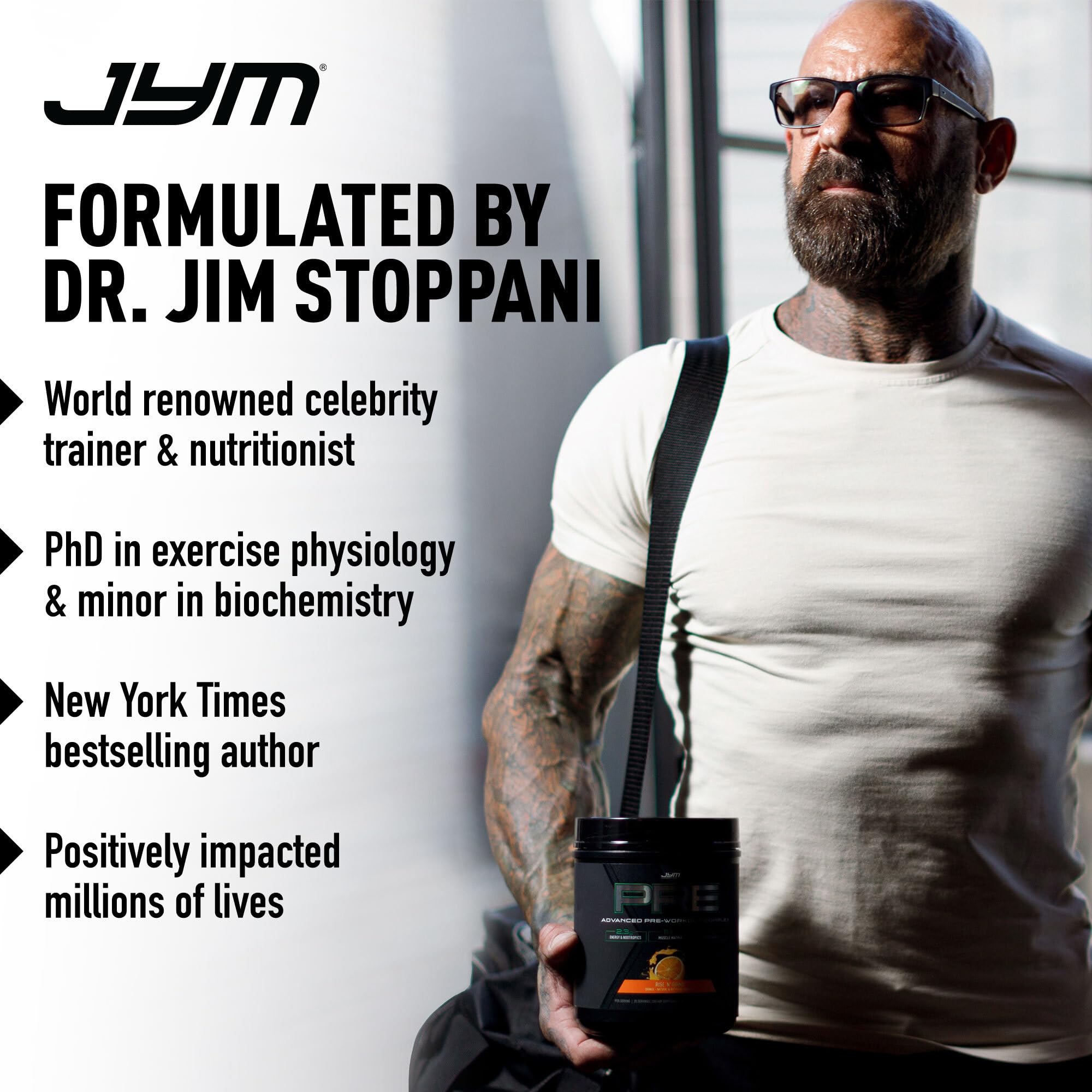 Post JYM Active Matrix - Post-Workout with BCAA's, Glutamine, Creatine HCL, Beta-Alanine, and More | JYM Supplement Science | Mandarin Orange Flavor, 30 Servings, 1.3 Pound (Pack of 1)