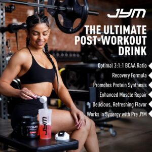 Post JYM Active Matrix, Post-Workout with BCAA's, Glutamine, Creatine HCL, Beta-Alanine and More, JYM Supplement Science, Blue Arctic Freeze, 30 Servings (22 Oz)