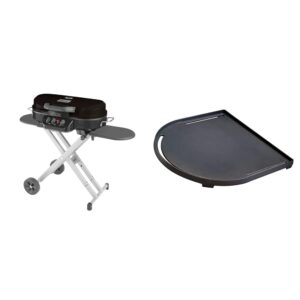 coleman roadtrip 285 portable propane grill + cast iron griddle