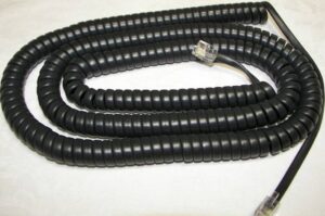 diy-bizphones 5-pack charcoal (aka black) 25' ft long handset cords compatible with avaya ip phone 9400 9500 9600 j100 series digital 9608g 9610 9610g 9611g 9620 9620l 9630 receiver curly coil lot
