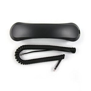 the voip lounge replacement handset with curly cord for avaya 9600 ip and 9400 9500 digital phone 9608 9610 9620 9620c 9621g 9630 9630g 9640 9640g 9650 9650c 9504 9508 9404 9408