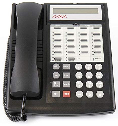 Avaya Partner 18D Phone - Black (Renewed)