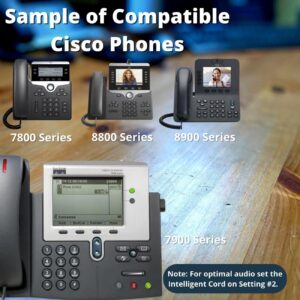 XS 825 Headset Bundle for Training, Coaching, Monitoring, Supervising, Onboarding - Compatible Deskphones Include Avaya, Yealink, Polycom, Cisco, Mitel, Nortel, Toshiba (Stereo, Advanced Bundle)