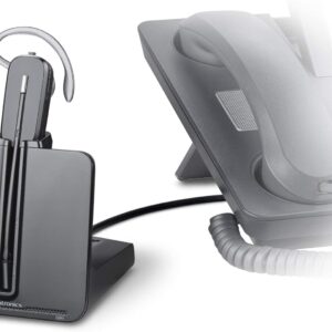 Plantronics CS540 Convertible Wireless Headset Earset Bundle (Renewed)