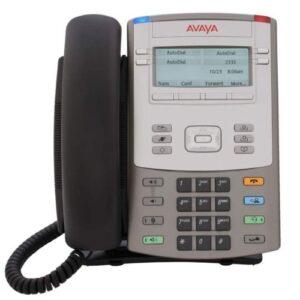 avaya/nortel 1120e ip telephone (newer avaya model) with power supply - gray & silver (ntys03afe6)
