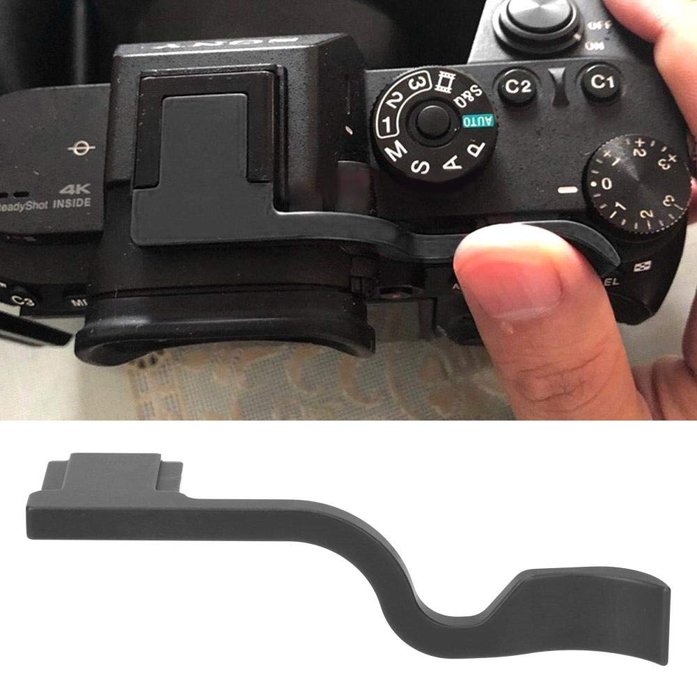 Serounder Thumb Up Grip, Hot Shoe Aluminum Alloy Thumb Up Rest Hand Grip for Nikon Z6 Z7 Camera(Black)