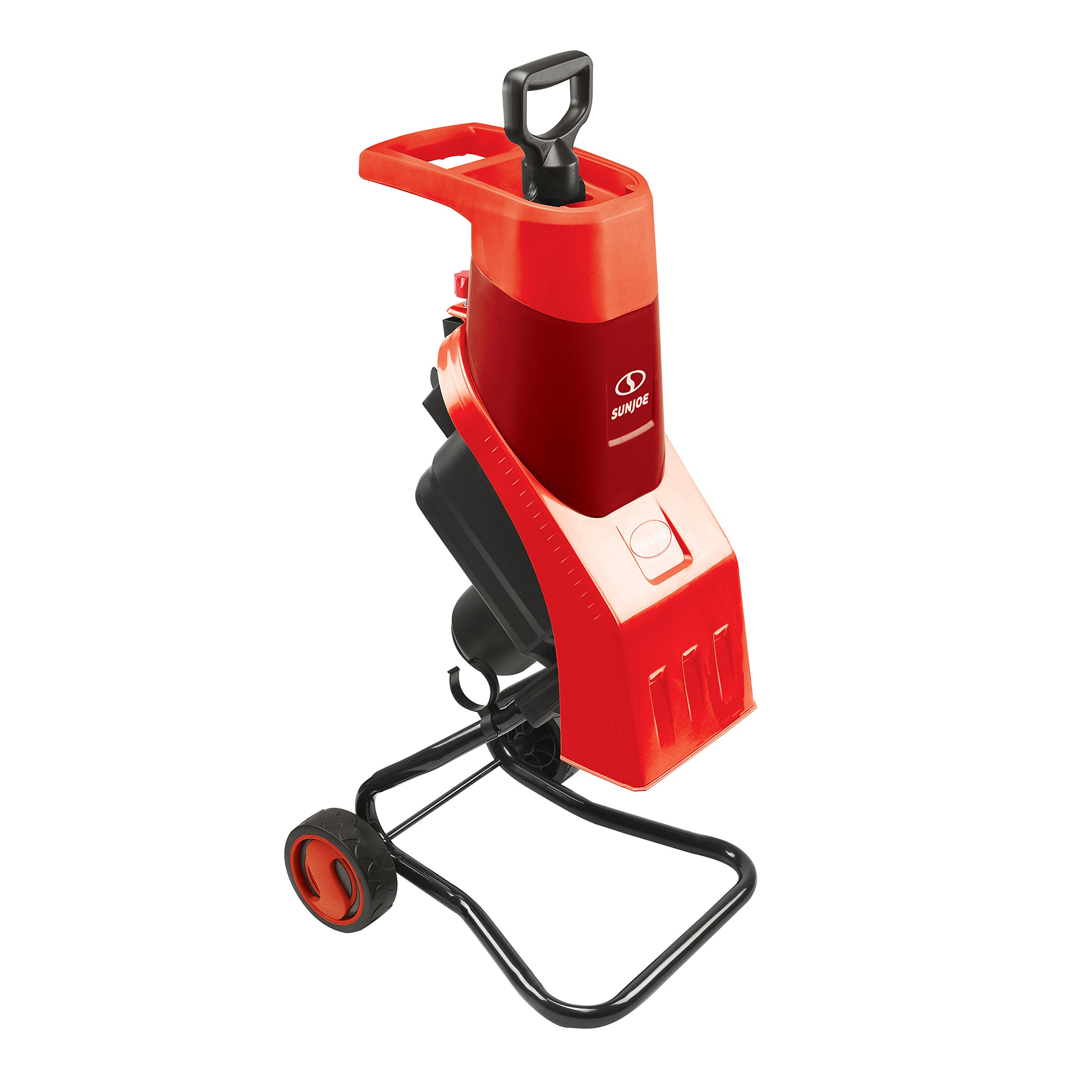 Sun Joe CJ602E-RED 15 Amp Electric Wood Chipper/Shredder, Red