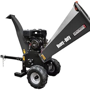 Gentron GWC8420E Wood Chippers, Shredders, & Mulchers, Black