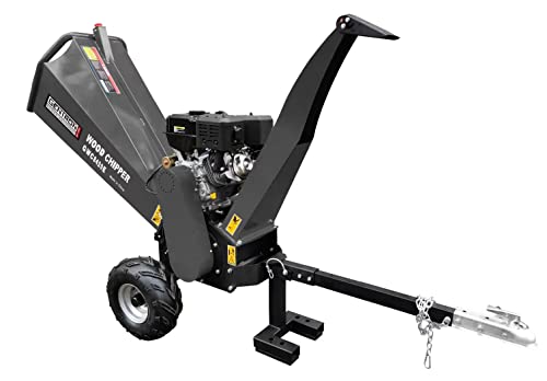 Gentron GWC8420E Wood Chippers, Shredders, & Mulchers, Black