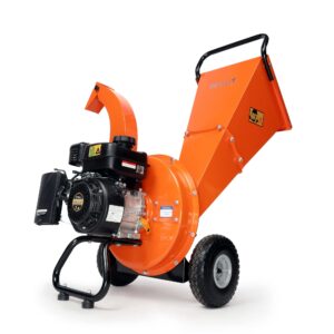 efcut c30 wood chipper shredder mulcher 7 hp 212cc heavy duty rotor engine gas powered 3 inch max wood diameter capacity 20:1 reduction ratio