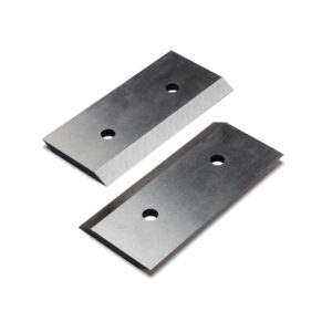 efcut blades replacement for r0 wood chipper shredder mulcher, high speed steel blades set (qty 2pcs)