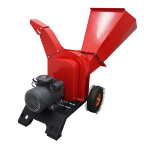 TECHTONGDA Electric Wood Chipper Shredder Mulcher Branch Crusher for Corn Straw Grass Fruit Trees Hand Pushed Multifunctional Garden 220V