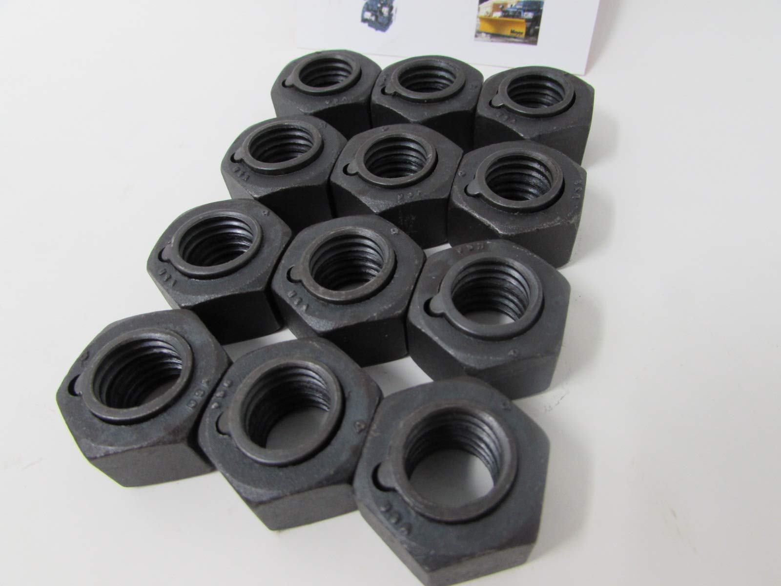 R&L SUPPLY (12) 5/8" Bandit Wood Chipper Blade Lock Nuts 900-4903-93