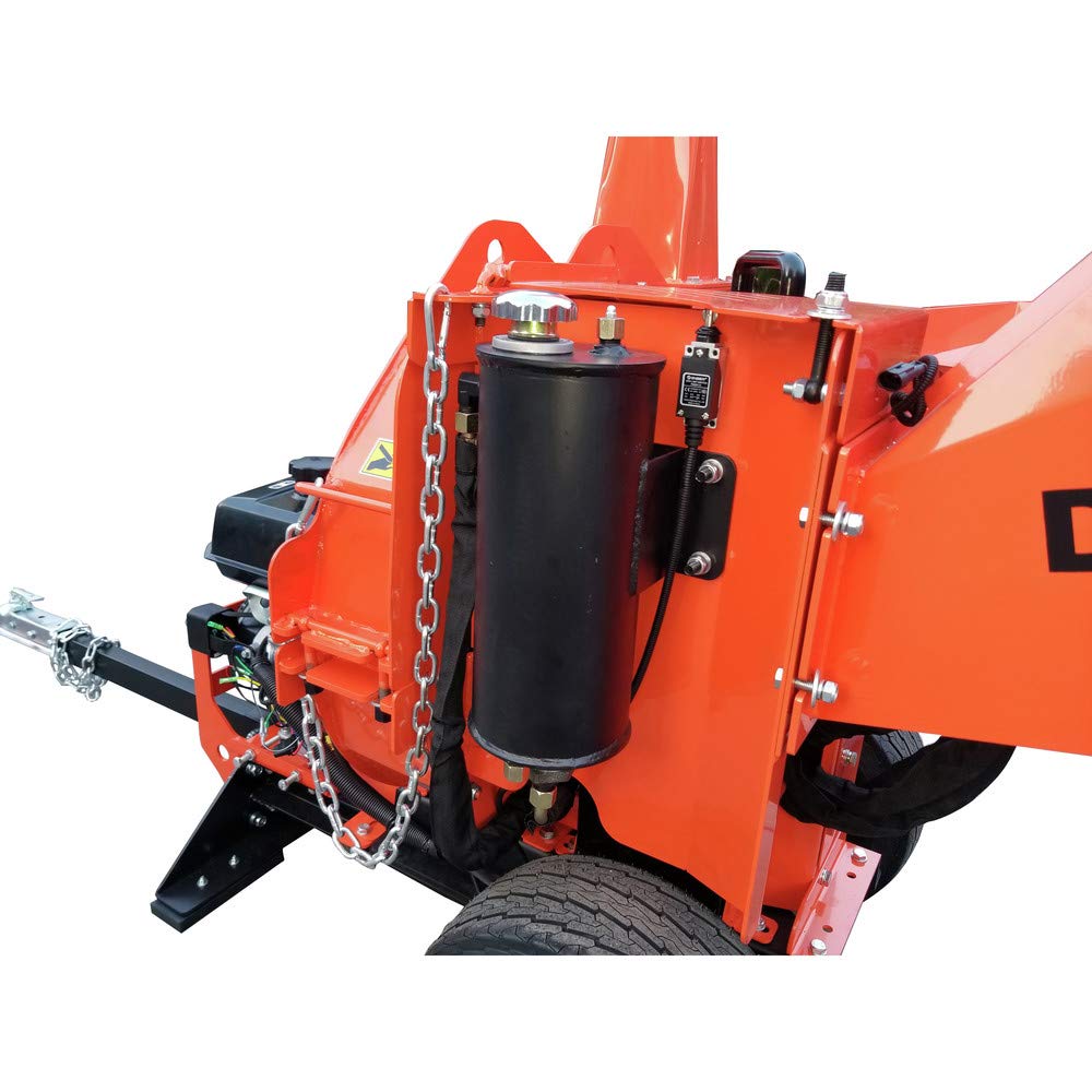 DK2 5-Inch 14 HP 429 cc Hydraulic Auto-Feed Chipper Shredder with Electric Start