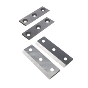 EFCUT C30 Mini Wood Chipper Shredder Mulcher High Speed Steel Blades Replacement Pack of 4 [Bundle Deal]