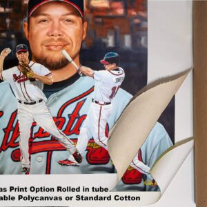 Atlanta Braves 3rd Base Chipper Jones MLB Baseball Player HOF Hall of Fame Art Print 1AM3 CHOICES 8x10-40x50