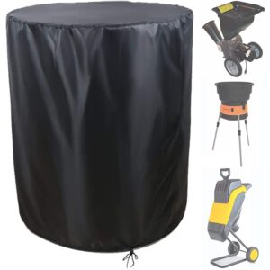 Skyour Wood Chipper Shredder Mulcher Cover Waterproof Heavy Duty Dustproof Electric Leaf Mulcher Shredder Protector Covers 33"x43"