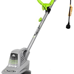 Earthwise TC70025 7.5-Inch 2.5-Amp Corded Electric Tiller/Cultivator, 7.5-Inch, 2.5-Amp Corded, Grey