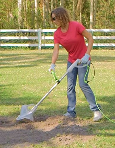 Earthwise TC70025 7.5-Inch 2.5-Amp Corded Electric Tiller/Cultivator, 7.5-Inch, 2.5-Amp Corded, Grey