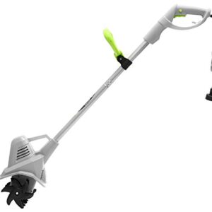 Earthwise TC70025 7.5-Inch 2.5-Amp Corded Electric Tiller/Cultivator, 7.5-Inch, 2.5-Amp Corded, Grey