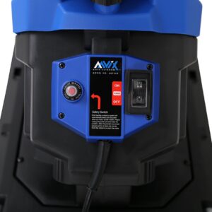 AAVIX AGT308 Electric Chipper & Shredder, Blue