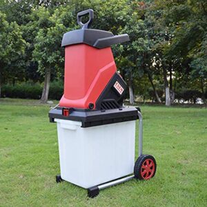 Yrainy Electric Wood Chipper Shredder, 2500W Garden Branch Crushers, High Power Crusher, Electric Tree Branch Crusher, Garden Tool