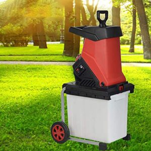 Yrainy Electric Wood Chipper Shredder, 2500W Garden Branch Crushers, High Power Crusher, Electric Tree Branch Crusher, Garden Tool