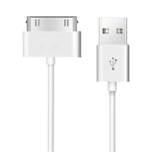 kiidoo Charging Cable, 10ft 30 Pin to USB Charger Cable Charge Cord for iPhone 4/4s, iPhone 3G/3GS, iPad 1/2/4, iPod [White]