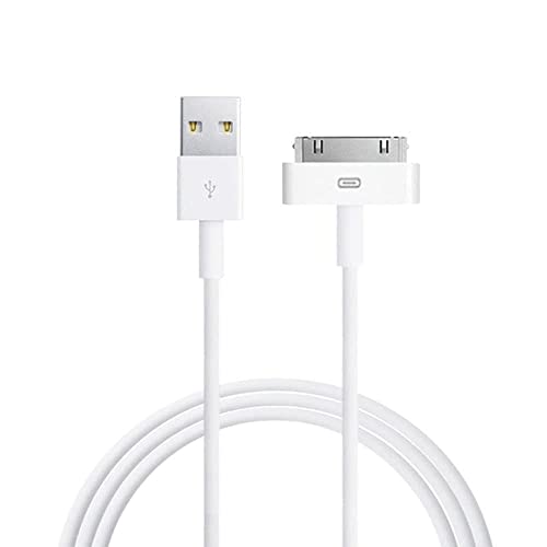 kiidoo Charging Cable, 10ft 30 Pin to USB Charger Cable Charge Cord for iPhone 4/4s, iPhone 3G/3GS, iPad 1/2/4, iPod [White]