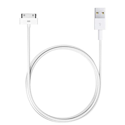 kiidoo Charging Cable, 10ft 30 Pin to USB Charger Cable Charge Cord for iPhone 4/4s, iPhone 3G/3GS, iPad 1/2/4, iPod [White]