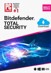 bitdefender total security - 10 devices | 2 year subscription | pc/mac |activation code by email