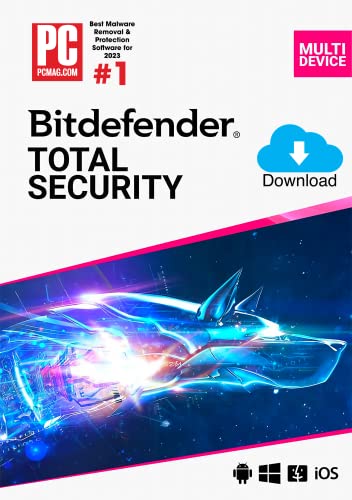Bitdefender Total Security - 10 Devices | 2 year Subscription | PC/MAC |Activation Code by email
