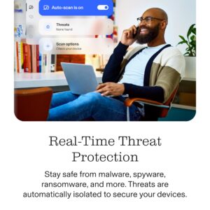 Aura Antivirus | Internet Security | 10 Devices | Includes VPN, Password Manager, Breach Alerts, Anti-Track, Dark Web Monitoring | Antivirus Plan, 1 Year Prepaid Subscription [PC/Mac Online Code]