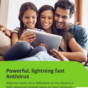 Webroot Internet Security Plus with Antivirus Protection | 3 Device | 1 Year Subscription | PC/Mac