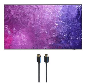 samsung qn65qn90cafxza 65 inch neo qled smart tv with 4k upscaling with a 5s-4khd2-2.5m v-series 2.5m premium 4k hdr hdmi braided cable (2023)