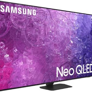 SAMSUNG QN65QN90CAFXZA 65 Inch Neo QLED Smart TV with 4K Upscaling with a 5S-4KHD2-2.5M V-Series 2.5m Premium 4K HDR HDMI Braided Cable (2023)