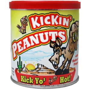 Habanero Pepper Hot Spicy Peanuts – 4.25oz - Spicy Food Challenge and Ultimate Spicy Gourmet Gift Peanuts - Try if you dare!