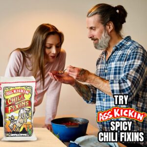 KICKIN' Chili Fixins - 2 Pack - Premium Gourmet Gift Made in the USA - 16oz. each