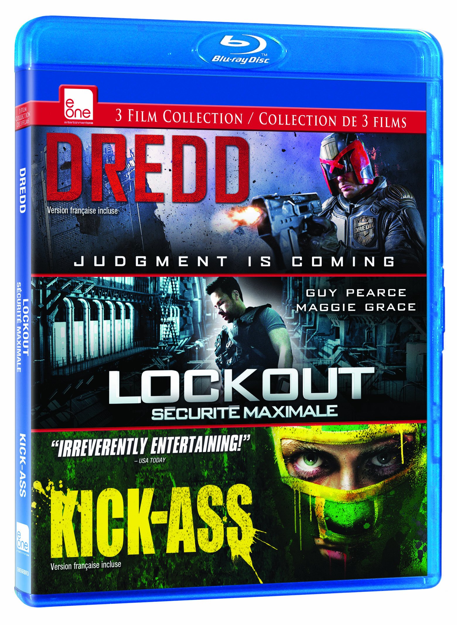 Dredd / Lockout / Kick-Ass (3-Film Collection) (Blu-ray)