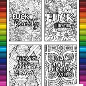 Shove It Up Your Fucking Ass Adult Coloring Book: A Swear Word Coloring Book For Adults | A Funny Adult Gift For Relaxation And Stress-relief