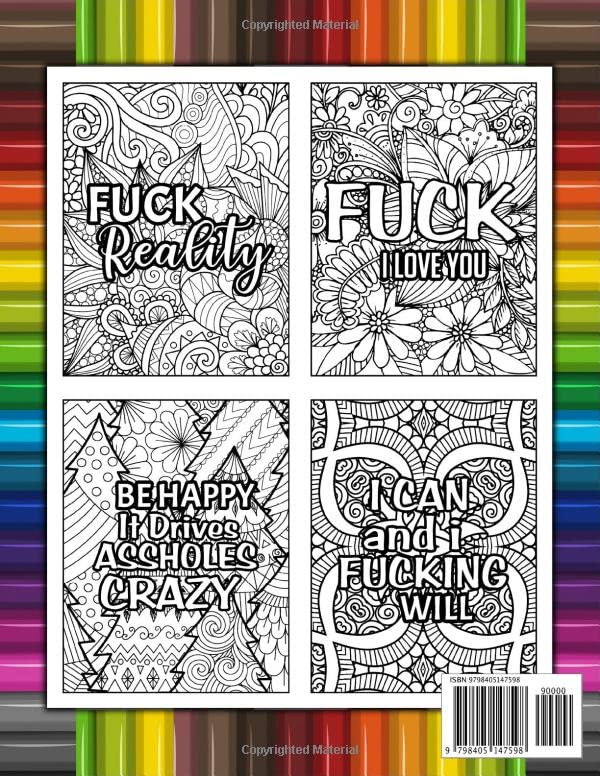 Shove It Up Your Fucking Ass Adult Coloring Book: A Swear Word Coloring Book For Adults | A Funny Adult Gift For Relaxation And Stress-relief