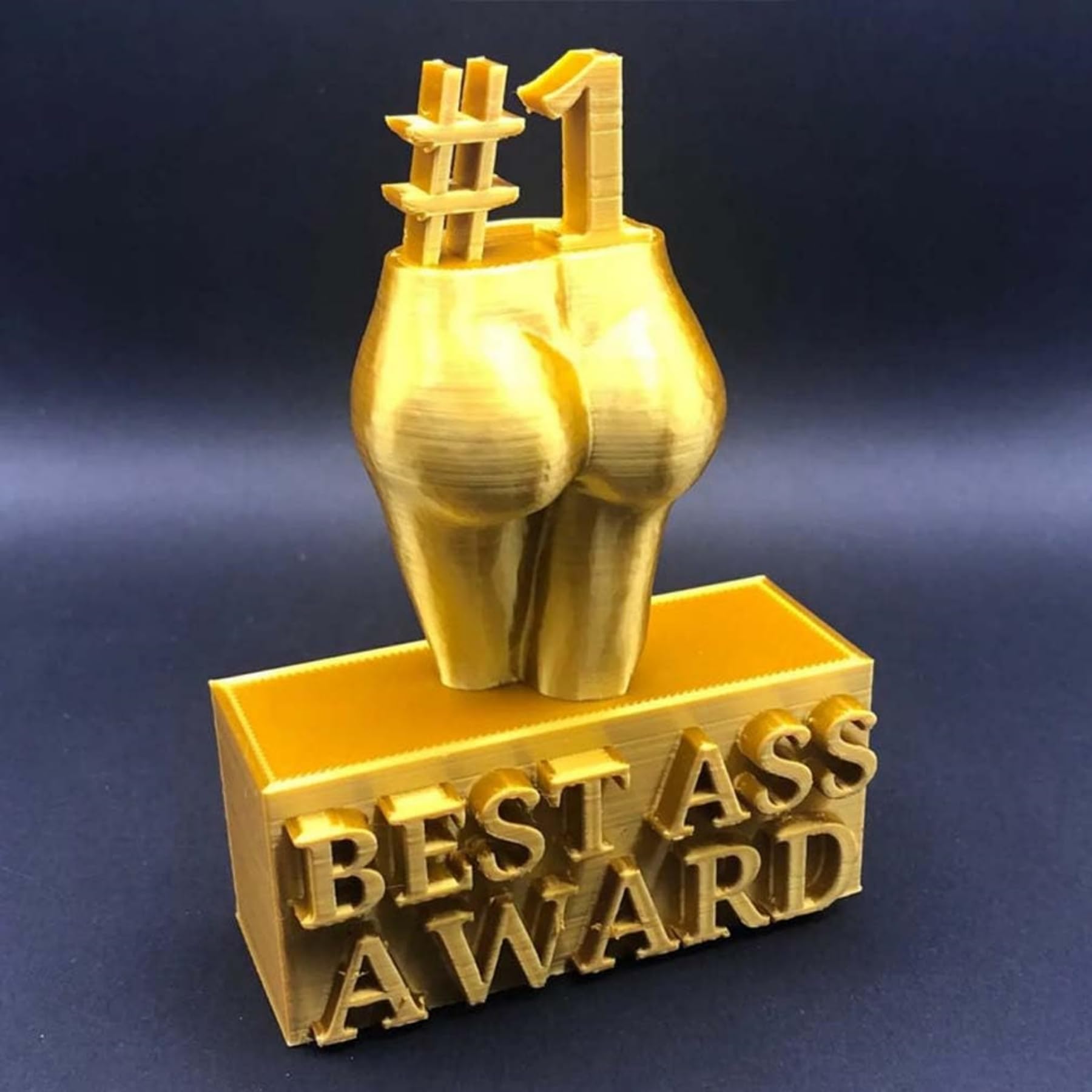 BEMKWG Best Ass Award Female Body Figure Sculpture Trophy Decor Novelty Mischievous Hip ​Butt ​Resin Statue Trophy Funny Home Office Desktop Decoration, for Prank Gift Friend Coworker (Small)