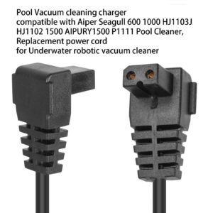 12.6V 1.8A Charger for Aiper Robotic Pool Cleaner Compatible with Aiper Seagull SE 600 HJ1103J HJ1102 600 1000 1500 AIPURY1500 P1111 Robotic Pool Cleaner Charger Power Cord