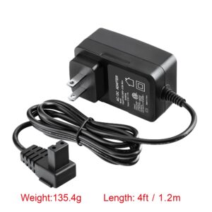 SLLEA 2-Prong 12.6V 1A AC/DC Adapter Compatible with AIPER SMART Seagull 600 HJ1102 Cordless Automatic Robotic Pool Vacuum Cleaner 2600mAh Lithium Ion Battery Sunshine XSD-1261000NUSD Power Charger