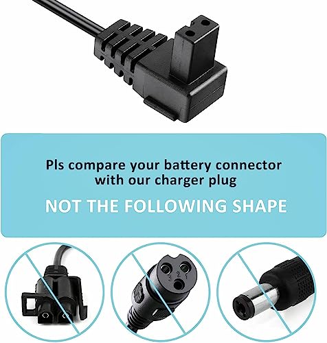 eeTao 12.6V 1.8A 2-Prong AC/DC Adapter Charger Compatible with Aiper Seagull SE 600 HJ1103J HJ1102 600 800 1000 1500 AIPURY1500 P1111 Robotic Pool Cleaner 12.6VDC DC12.6V 1800mA Power Supply Cord