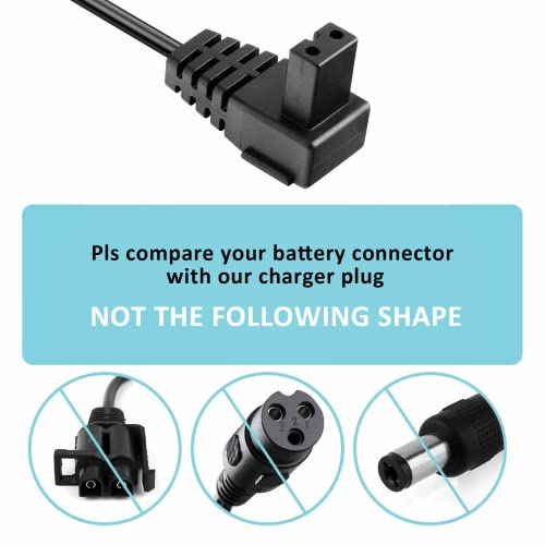 SLLEA 12.6V 2-Prong AC/DC Adapter Compatible with Aiper Seagull 800 800B SE Cordless Robotic Pool Cleaner Lithium Ion Battery 12.6VDC 1.8A DC12.6V 1800mA Power Supply Cord Cable Wall Charger PSU