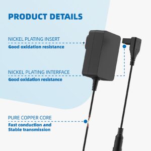 Charger for Aiper Seagull 600 1000 HJ1102 AIPURY1500, for Cordless Pool Cleaner Charger Smart Pool Cleaner Charger Pool Cleaner Charger Cord, 12.6V 2-Pin AC/DC Adapter