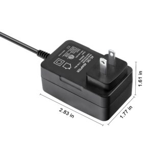 J-ZMQER AC/DC Adapter for Aiper P1111 Cordless Handheld Rechargeable Pool Vacuum Cleaner